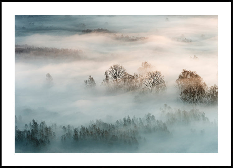 Winter fog Poster