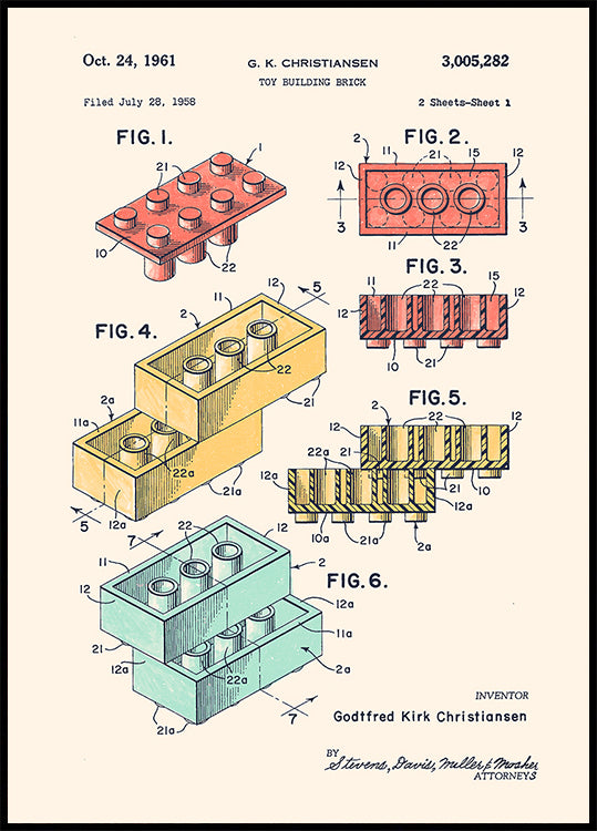 Lego Colors Poster