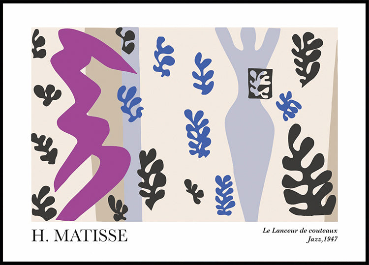 H. Matisse The Knife Thrower Poster