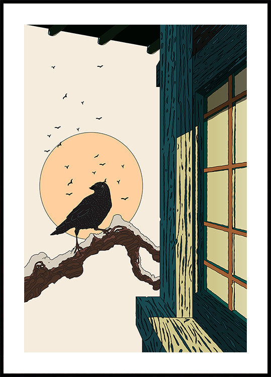 Raven's Dawn View Poster