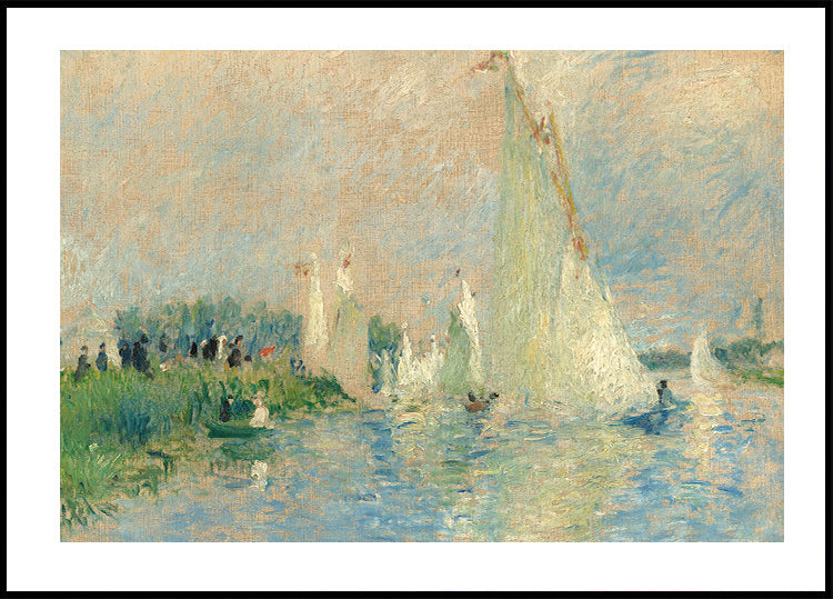 Regatta at Argenteuil By Auguste Renoir Poster