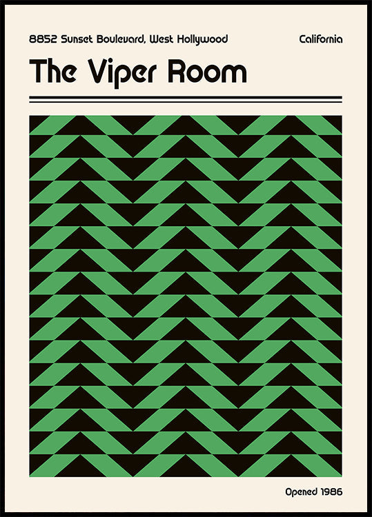 Viper Room Retro Poster