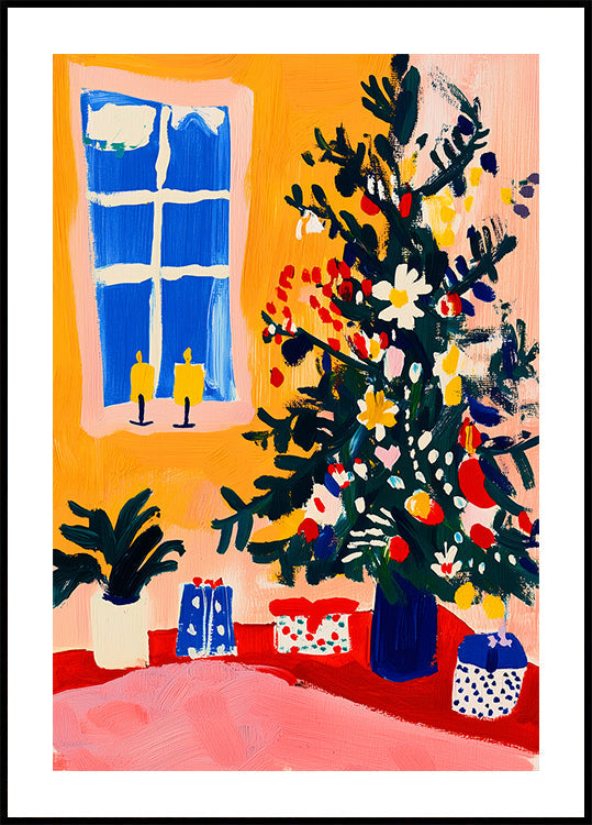 Festive Cozy Corner Poster