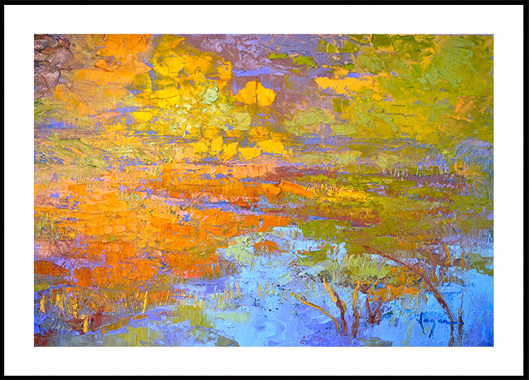 Golden Reflection Poster