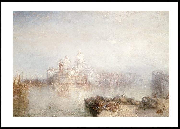Dogana and Santa Maria By William Turner Poster