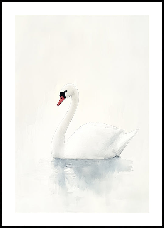 Graceful Swan Poster