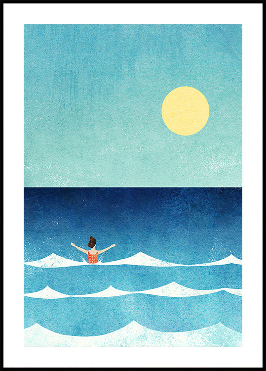 Sea Swim ii Poster