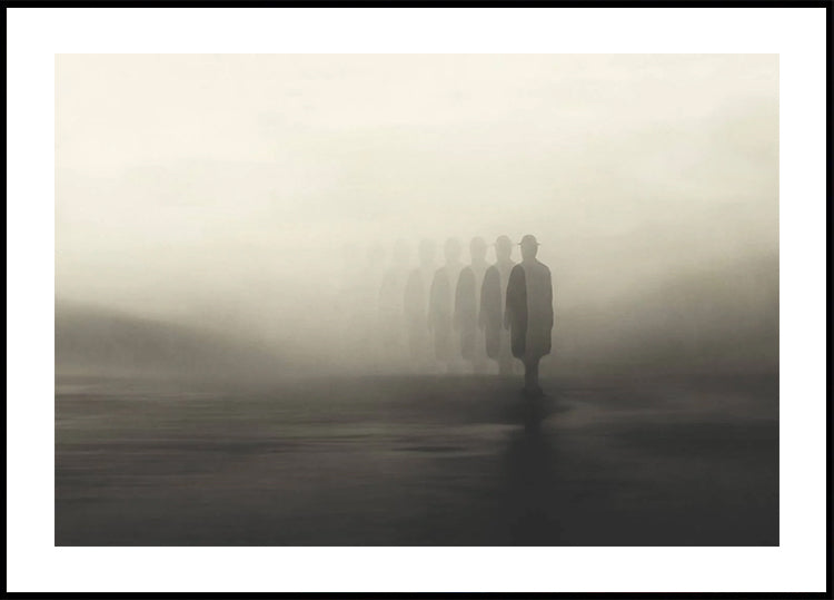 Disappearing Into the Fog, Shadow Man Poster