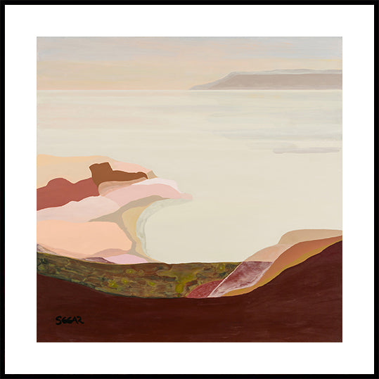 Apricot Sky Poster