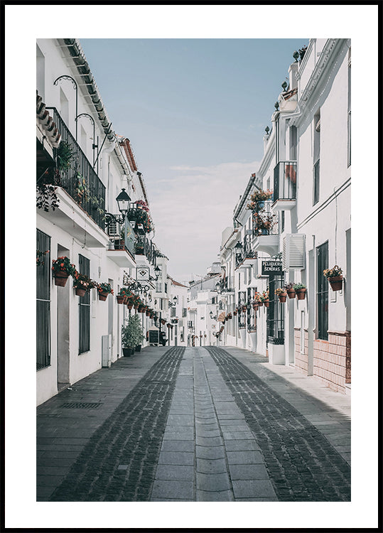 Spanish Streets of Mijas Poster