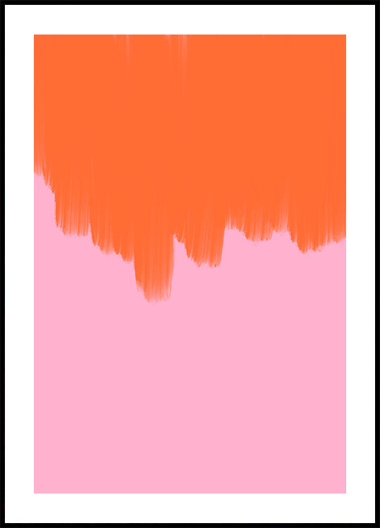 Orange Over Poster