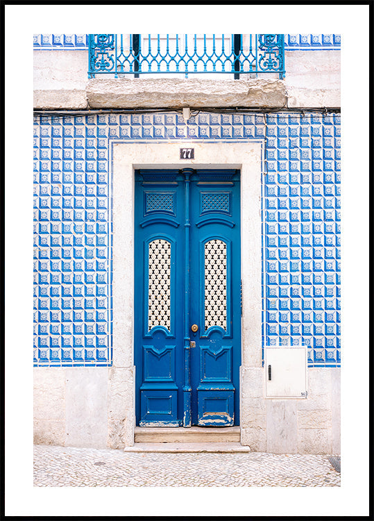 Blue Lisbon Poster