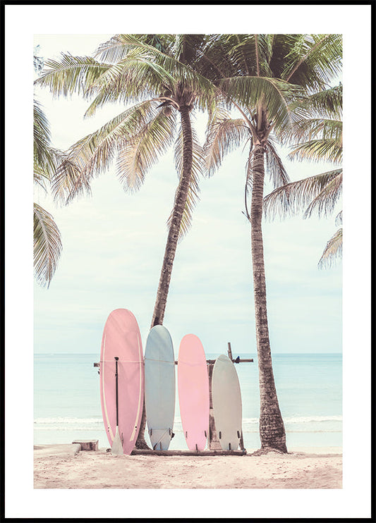 Boards for Serving Under Palm Trees Poster