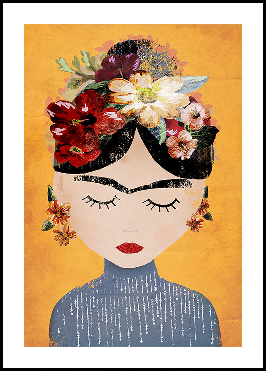 Floral Serenity Poster