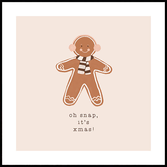 Oh Snap It's Xmas Poster