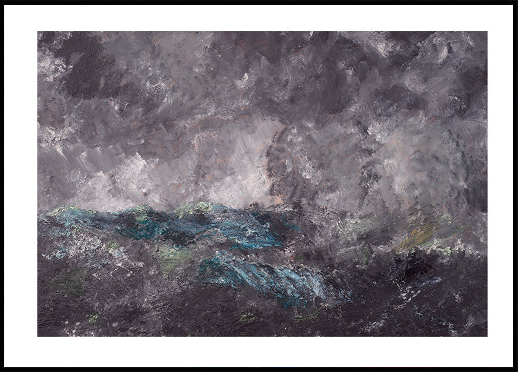 Storm in the Skerries By August Strindberg Poster