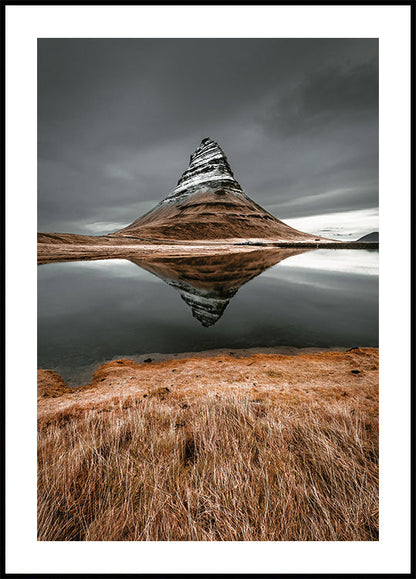 Majestic Mountain Reflection Poster