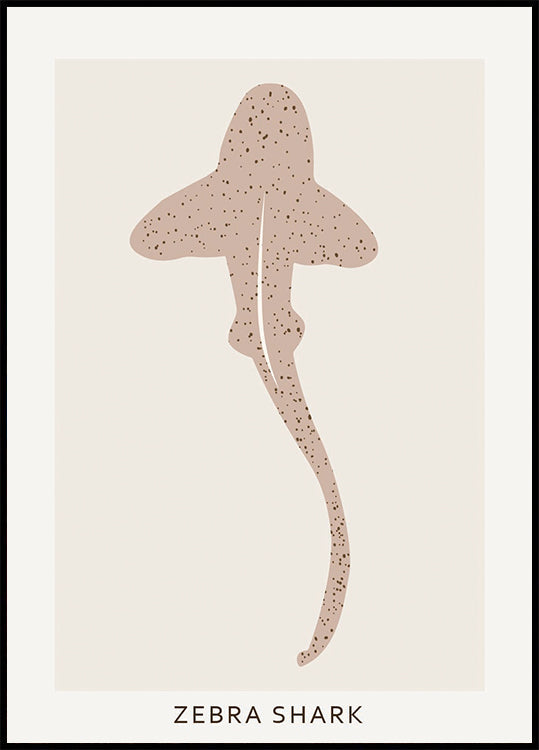 Zebra Shark Poster