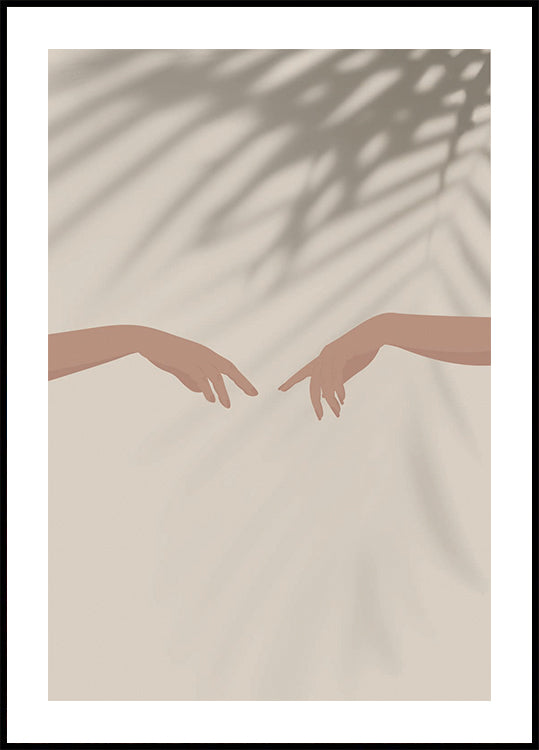 Harmony 1, Reaching Hands and Shadows Poster