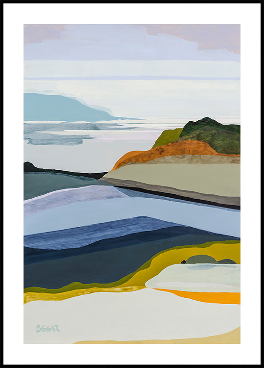 Blue Rocks Poster