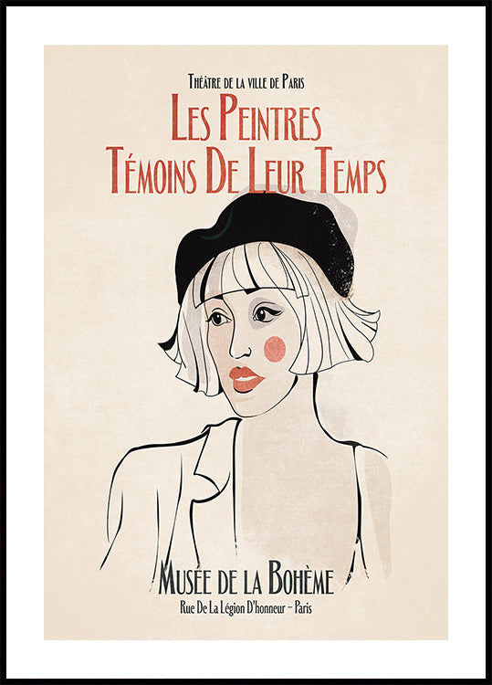 Parisian Muse Poster