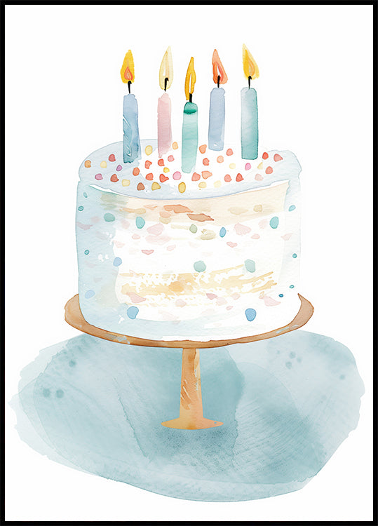 Birthday Cake Poster