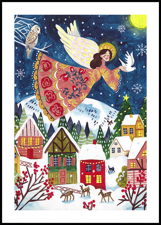 Angel of Peace Portrait Poster