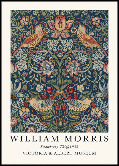 William Morris - Strawberry Thief Poster