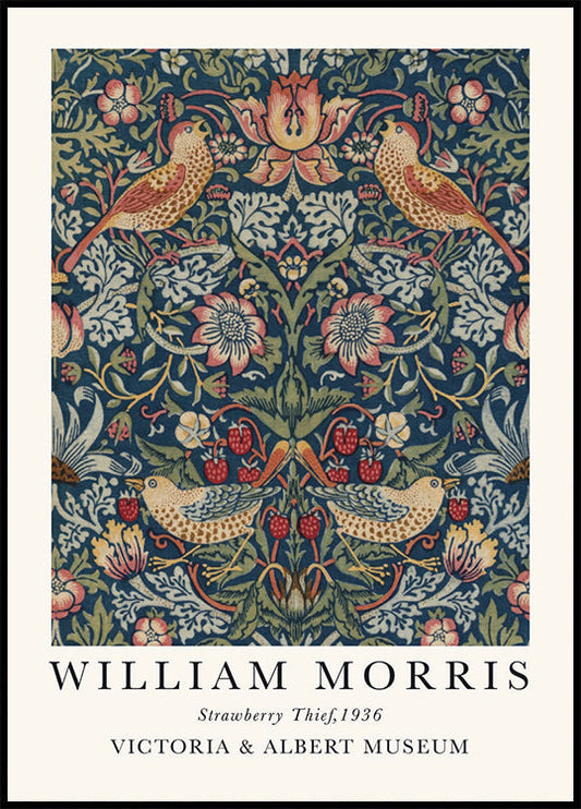 William Morris - Strawberry Thief Poster