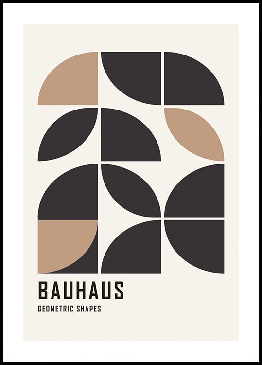 Bauhaus Geometric Shapes No.2 Poster
