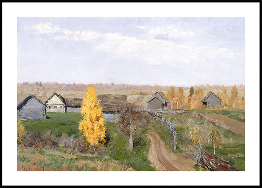 Isaac Levitan - Golden Autumn Poster