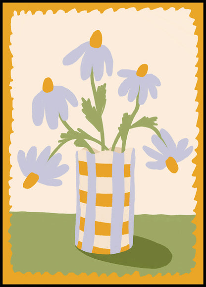 Cute Flowers in a Vase Poster