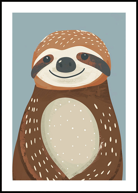 Happy Sloth Poster