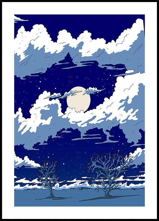Sky and Stars Poster