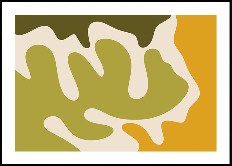 Modern Colorful Shapes Poster