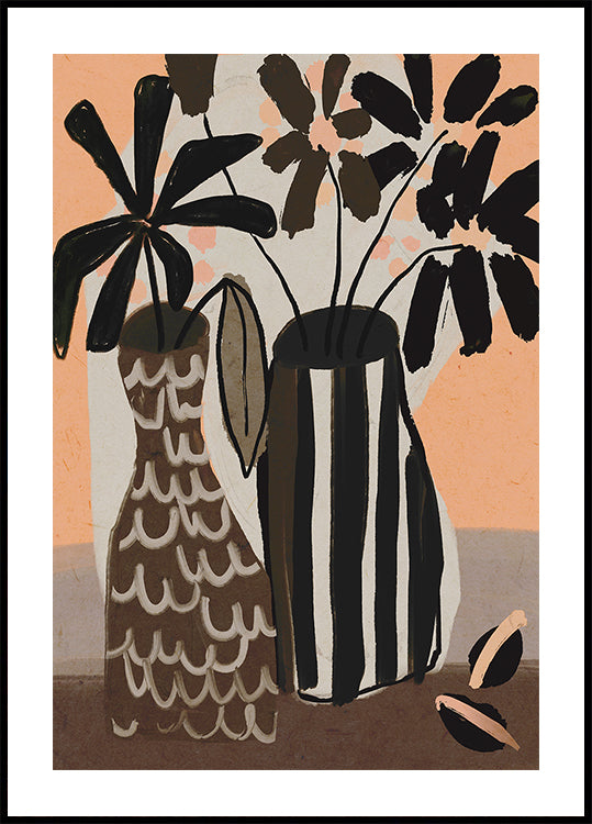 Striped Vases Bloom
