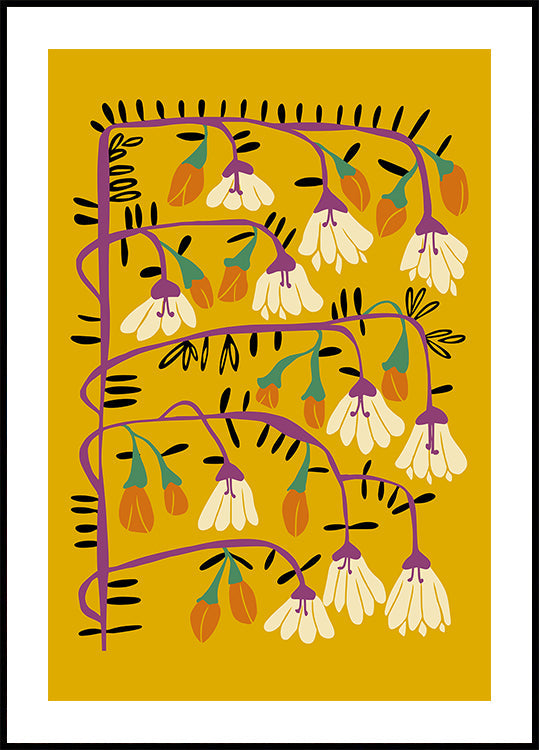 Matisse expression serenity yellow Poster