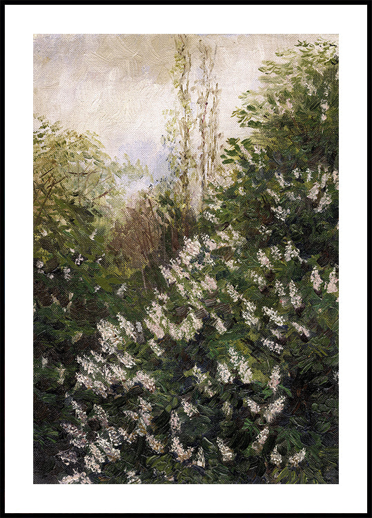 Lilac Blossoms by Ladislav Mednyánszky Poster