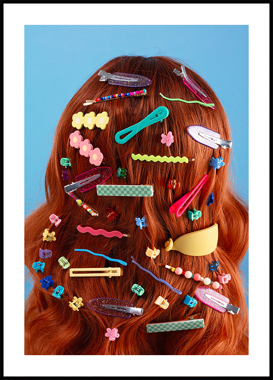 Hair Clip Collection Poster – Posterbox.se