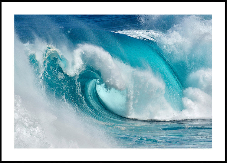 When the ocean turns into blue fire  Poster