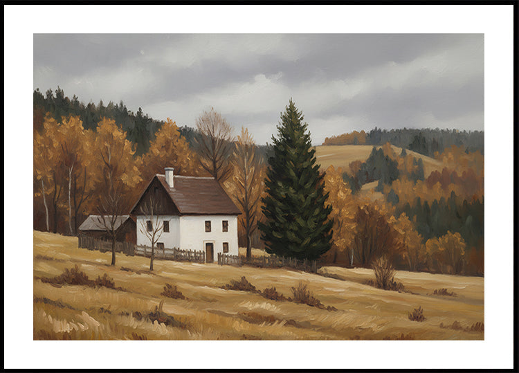 Fall Oil Landscape No 1 Poster