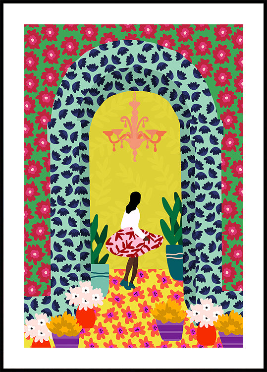Floral Portal Girl