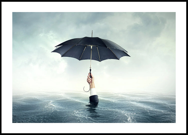 Drowning With An Umbrella Poster