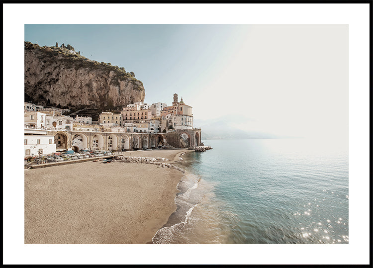 Amalfi Coast Morning Light Poster