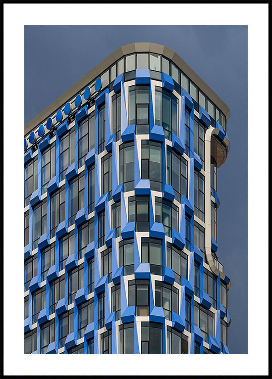 Rhythm in blue Poster