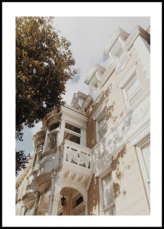 Beautiful Building in Savannah, USA Poster