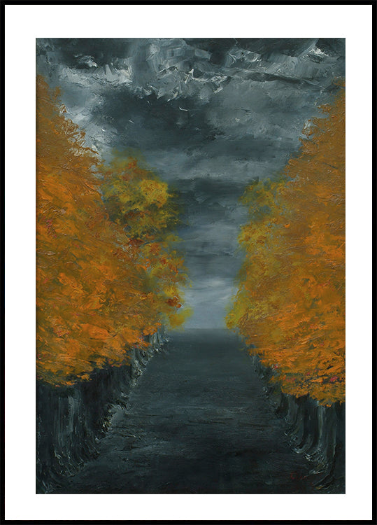 The Avenue By August Strindberg Poster