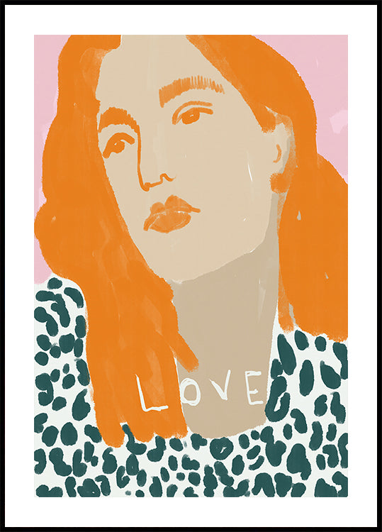 Vibrant portrait Poster