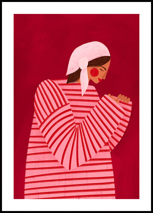 The Woman With the Red Stripes