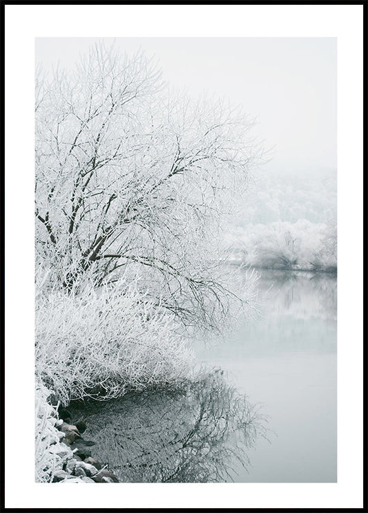 Winter Lake Poster